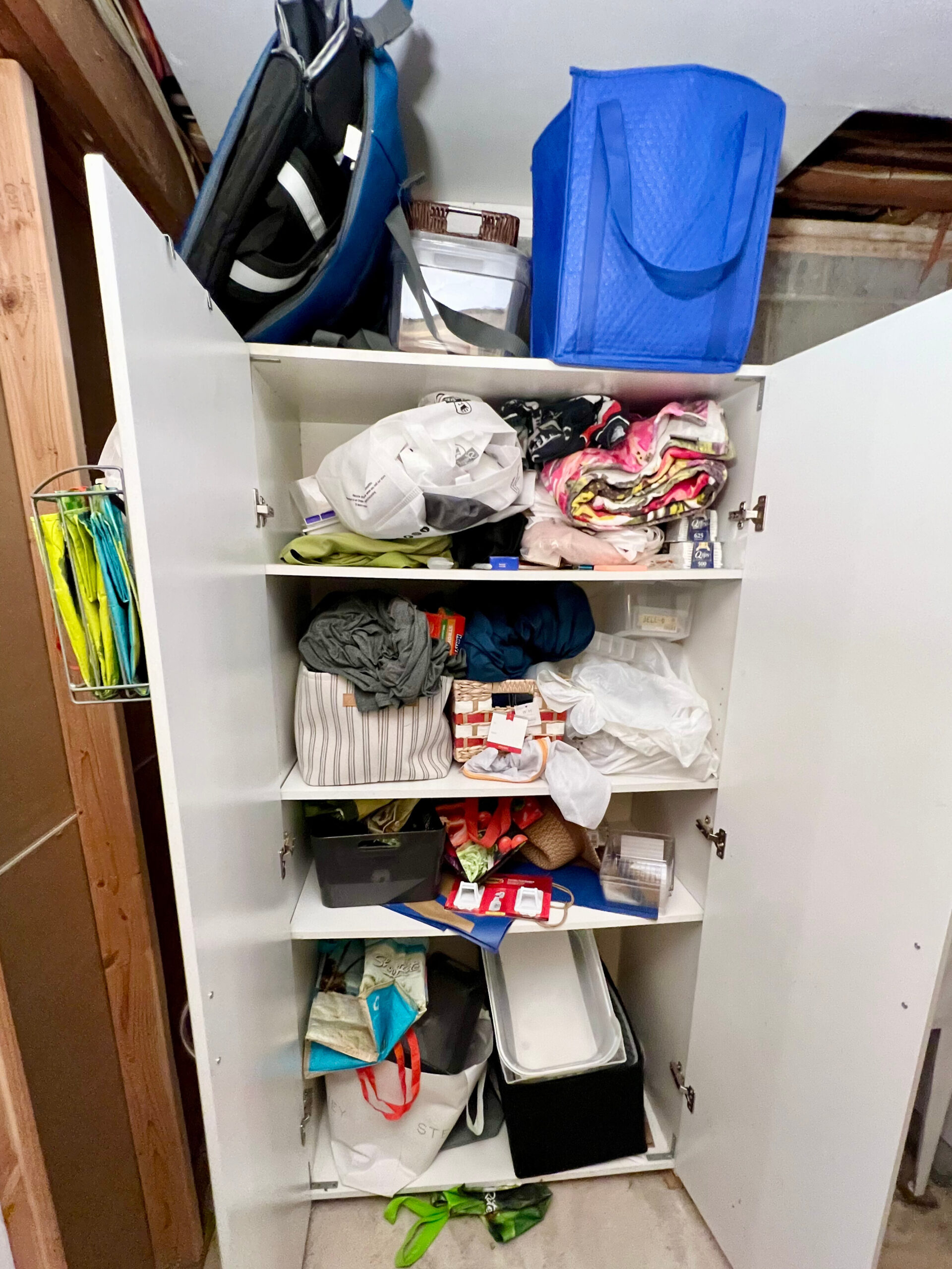 Before- Laundry Cabinet